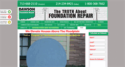 Desktop Screenshot of dawsonfoundationrepair.com